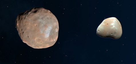 3D image of Phobos and Deimos.
