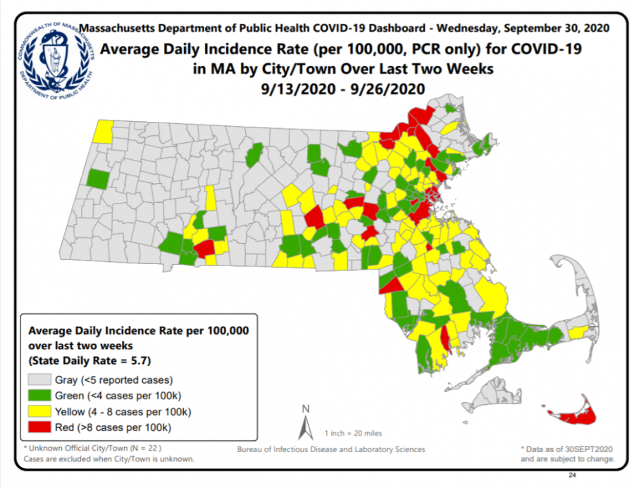 The state of Massachusetts has had over 152,000 confirmed cases of COVID-19 since March 2020.