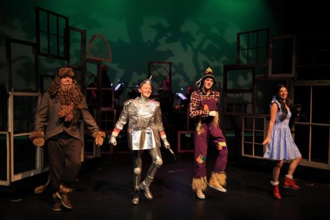 The group sets off on their journey to find the Wizard of Oz! (Michael C, Jenny D, Sarah D, Haven P.)