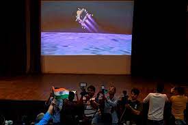 Chandrayaan Landing on the Moon Photo Courtesy of Reuters