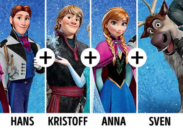 Say the names of these characters really fast.  It sounds like Hans Christian Andersen, the author of The Snow Queen (the fairy tale that inspired Frozen)!