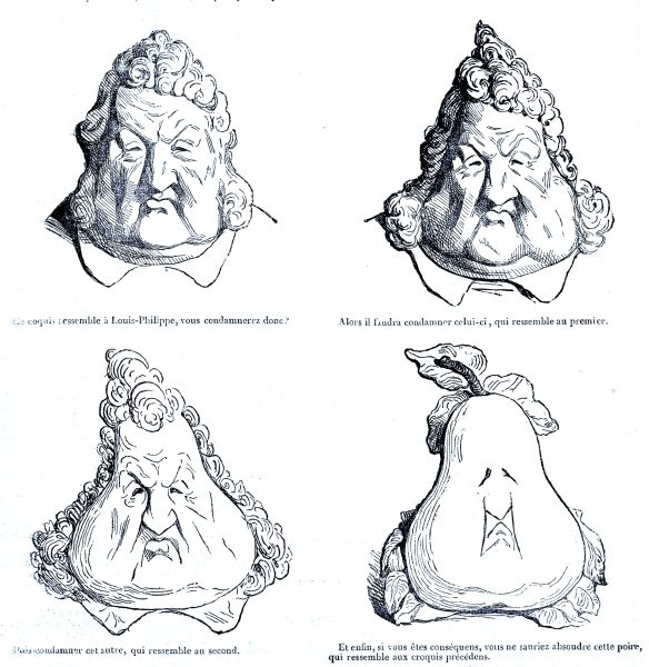 One of the first recorded political cartoons.