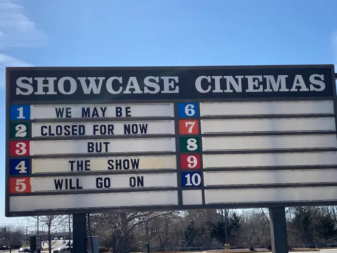 Movies everywhere are closing to make room for offices and warehouses.