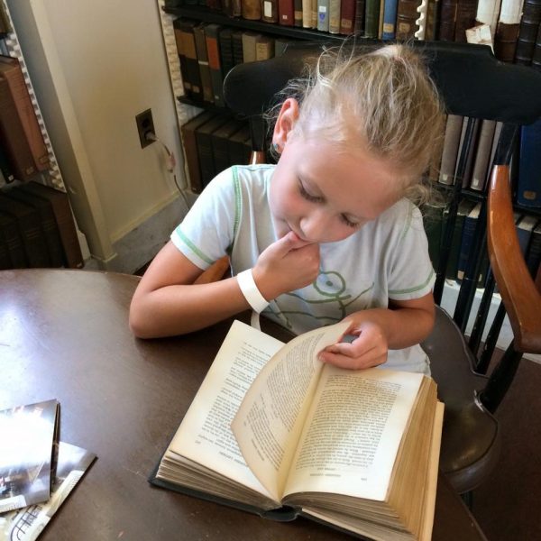 A mini-Chelsea reading; I have always loved words!