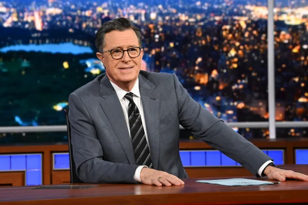 Stephen Colbert on "The Late Show."